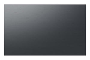 Samsung BESPOKE Matte Black Steel Bottom Drawer Panel for 4-Door Refrigerator - RA-F36DB4MT/AA