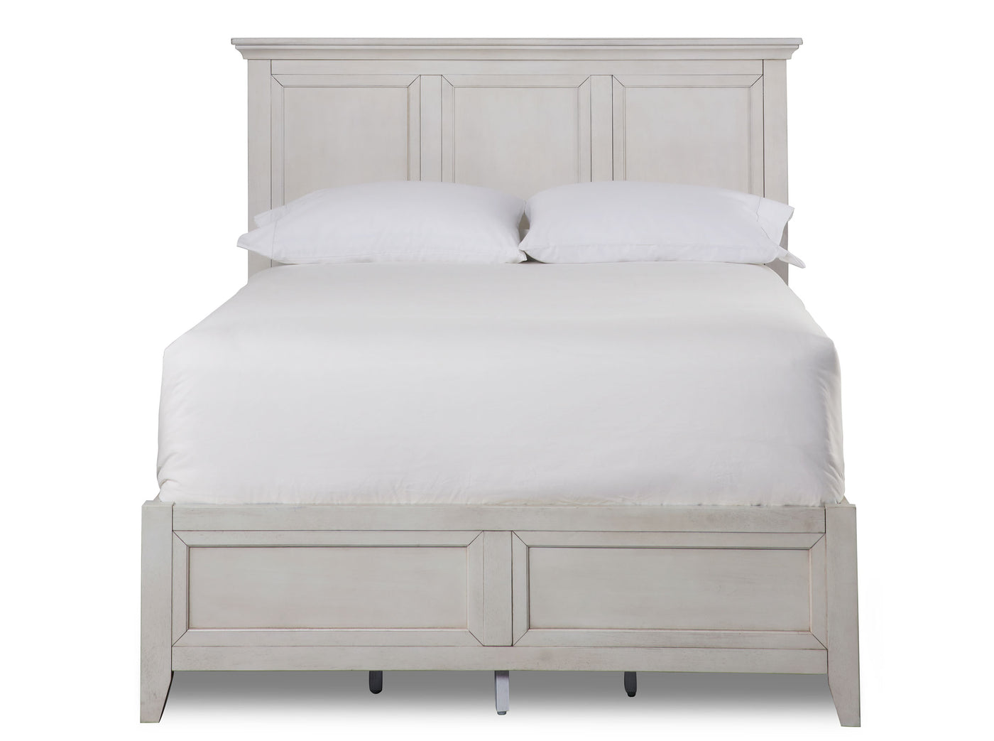 San Mateo 3-Piece King Storage Bed - Antique White