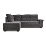 Serafina 4-Piece Sectional with Right Facing Pop-Up Bed - Charcoal