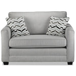 Penelope Sofa, Loveseat and Chair and a Half Set - Grey