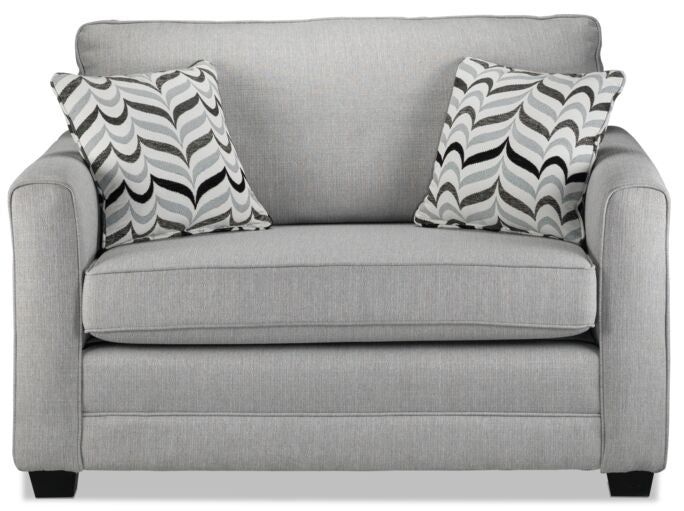 Penelope Sofa, Loveseat and Chair and a Half Set - Grey