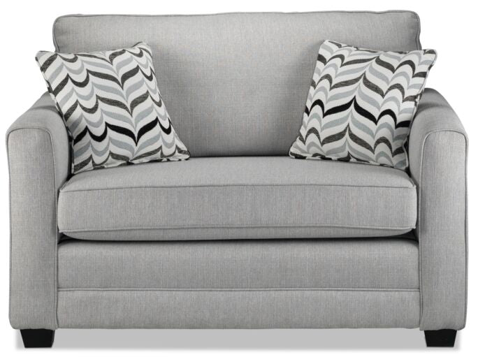 Penelope Sofa and Chair and a Half Set - Grey