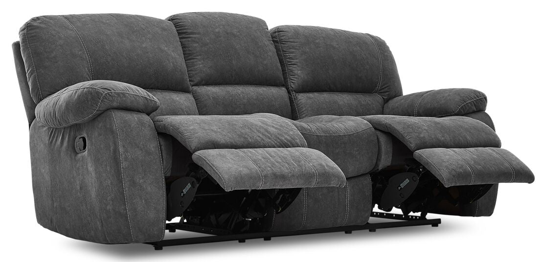 Peyton Reclining Sofa Grey Leon's