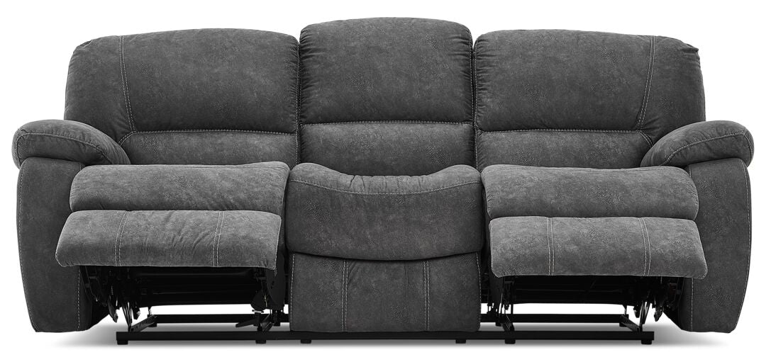 Peyton Reclining Sofa Grey Leon's