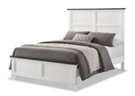 Abigail 6-Piece Full Bedroom Package - White and Grey