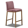 Acie Counter Height Stool - Rose Dust