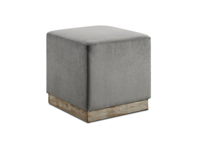 Adele Ottoman - Grey