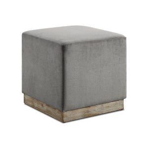 Adele Ottoman - Grey