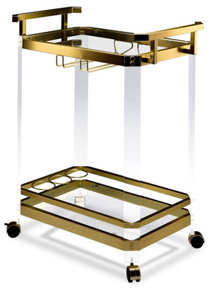 Aerin Bar Cart - Gold