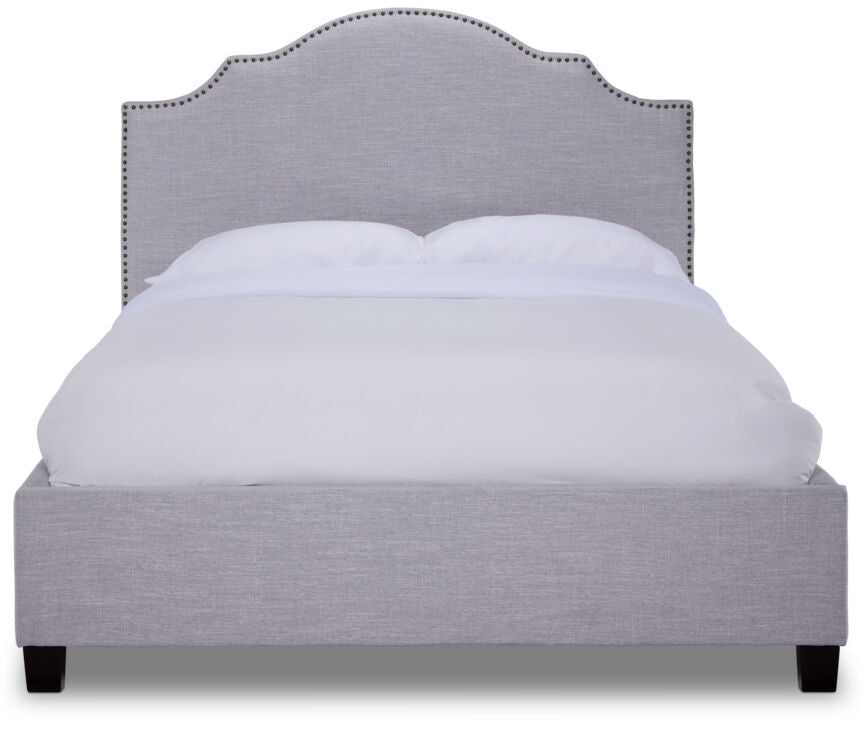 Alana 3-Piece King Bed - Light Grey