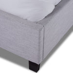 Alana 3-Piece King Bed - Light Grey