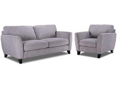 Alyssa Sofa & Chair Set- Pebble