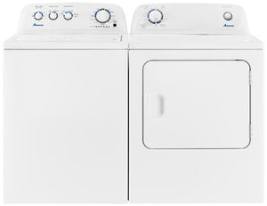 Amana White Top-Load Washer (4.4 cu. ft.) & Gas Dryer (6.5 cu. ft.) - NTW4519JW/NGD4655EW