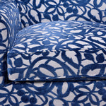 Amelia Accent Chair - Aqua and Grey