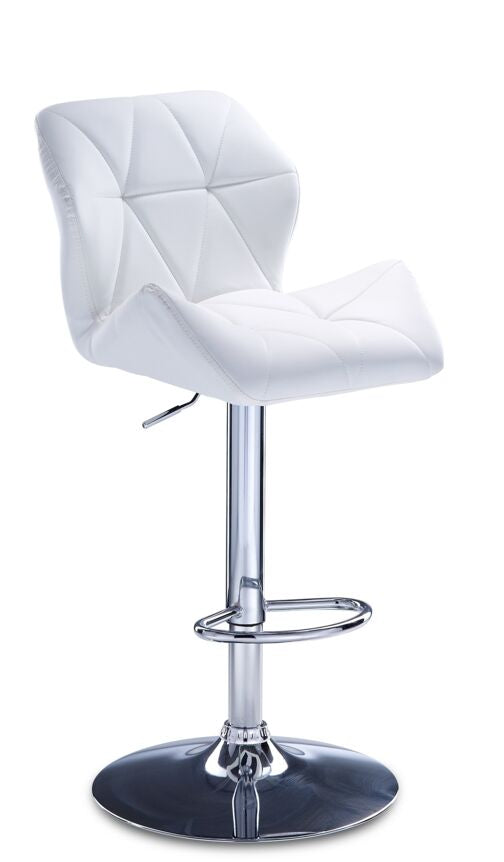 Ava Bar Height Stool - White