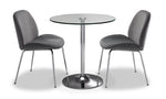 Avery 3-Piece Dining Set - Grey