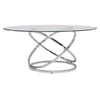 Axis 48" Coffee Table - Chrome