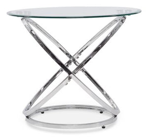 Axis End Table - Chrome