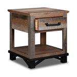 Baron End Table - Barnwood