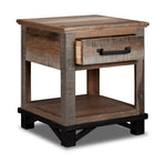 Baron End Table - Barnwood