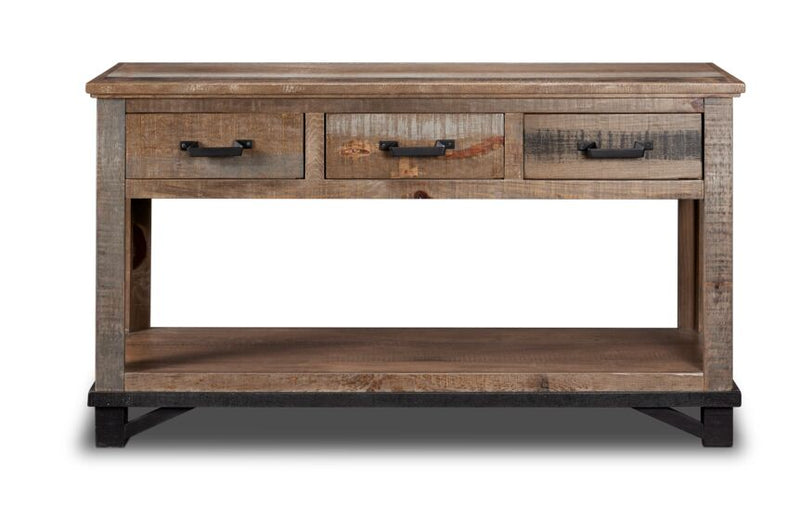 Baron Sofa Table Barnwood Leon's