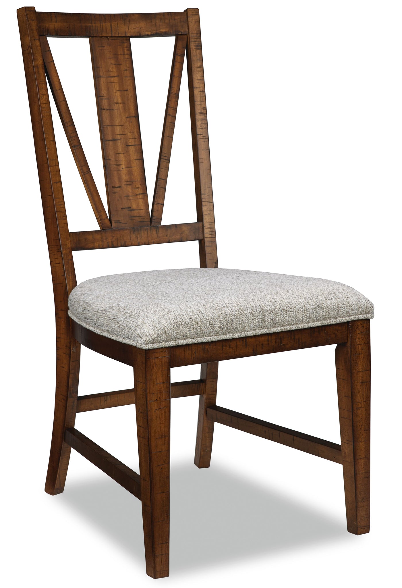 Bay Creek Dining Chair - Toasted Nutmeg, Fog Fabric