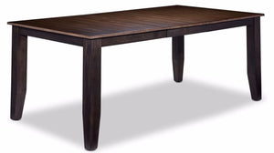 Beacon Dining Table - Black, Walnut