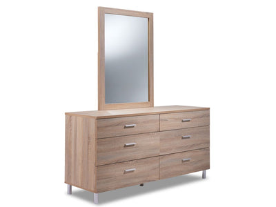 Bellmar 6 Drawer Dresser - Driftwood