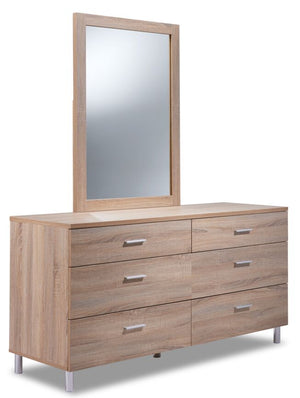 Bellmar 6 Drawer Dresser - Driftwood