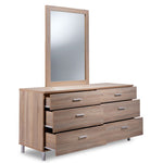 Bellmar 6 Drawer Dresser - Driftwood