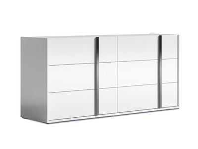 Bianca 6 Drawer Dresser - White Lacquer