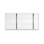 Bianca 6 Drawer Dresser - White Lacquer