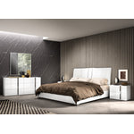 Bianca 6-Piece King Bedroom Package - White Lacquer