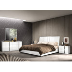 Bianca 3-Piece Queen Bed - White Lacquer