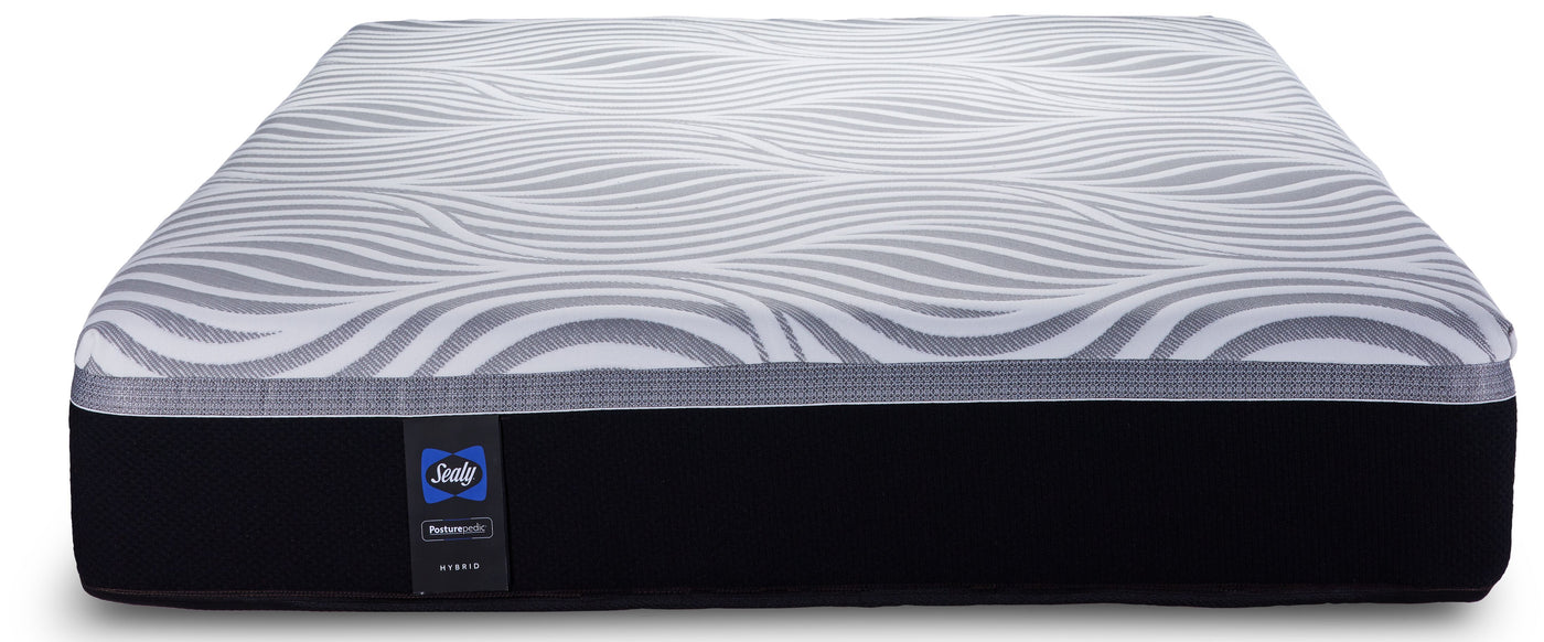Queen sealy posturepedic hybrid premium silver chill plush mattress sale