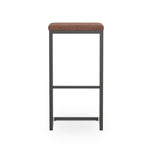 Boone Bar Height Stool - Grey, Antique Brown