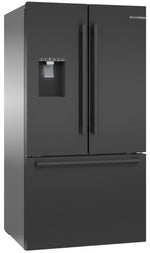 Bosch 36" 26 Cu. Ft. Black Stainless Steel French Door Refrigerator - B36FD50SNB