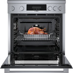 Bosch Stainless Steel 30" Industrial-Style Electric Induction Range (3.9 cu. ft.) - HIS8055C