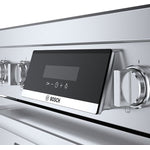 Bosch Stainless Steel 30" Industrial-Style Electric Induction Range (3.9 cu. ft.) - HIS8055C