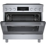 Bosch Stainless Steel 36" Industrial-Style Electric Induction Range (3.7 cu. ft.) - HIS8655C