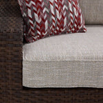 Brookland - 2-Piece Outdoor Sofa with Coffee Table - Brown, Beige