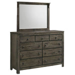 Cabin 9 Drawer Dresser - Grey