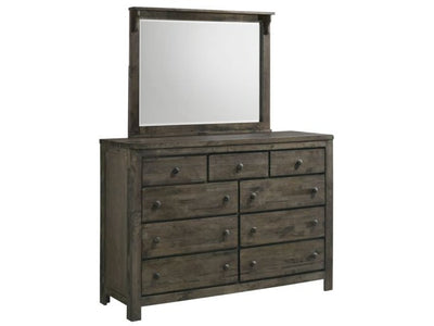 Cabin 9 Drawer Dresser - Grey