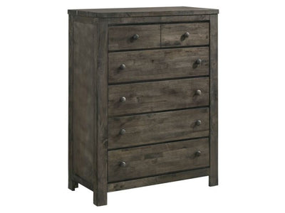 Cabin 5 Drawer Chest - Grey