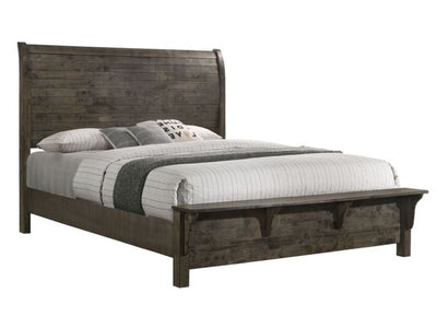 Cabin 3-Piece Queen Bed - Grey