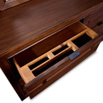 Camila 6-Drawer Dresser - Rustic Brown