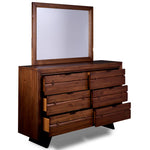 Camila 6-Piece King Bedroom Package - Rustic Brown