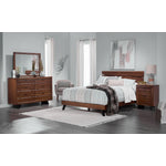 Camila 6-Piece King Bedroom Package - Rustic Brown