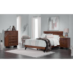 Camila 5-Piece Full Bedroom Package - Rustic Brown