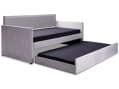 Carver Daybed with Trundle - Grey